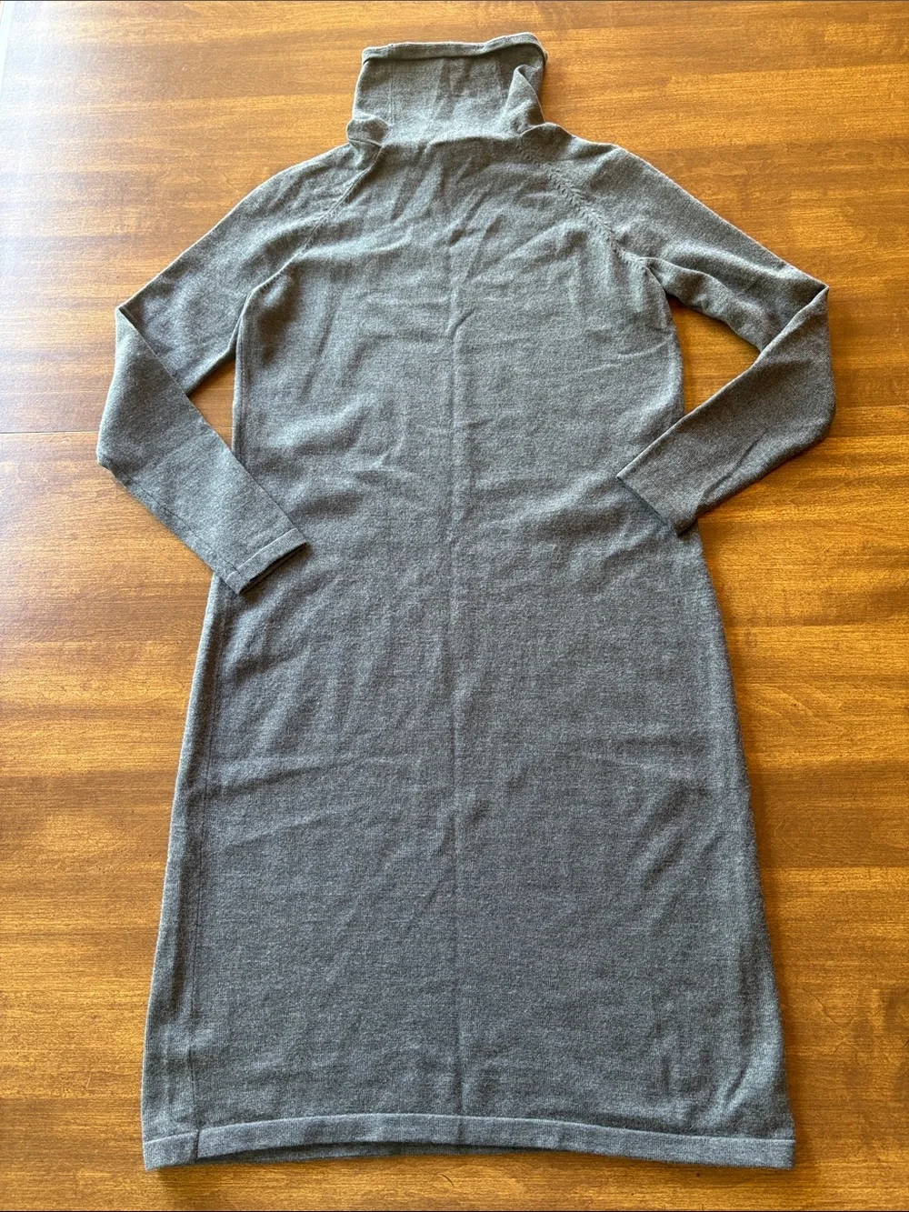Talbots Italian Merino Wool Turtleneck Sweater Dress, Size Small Petite